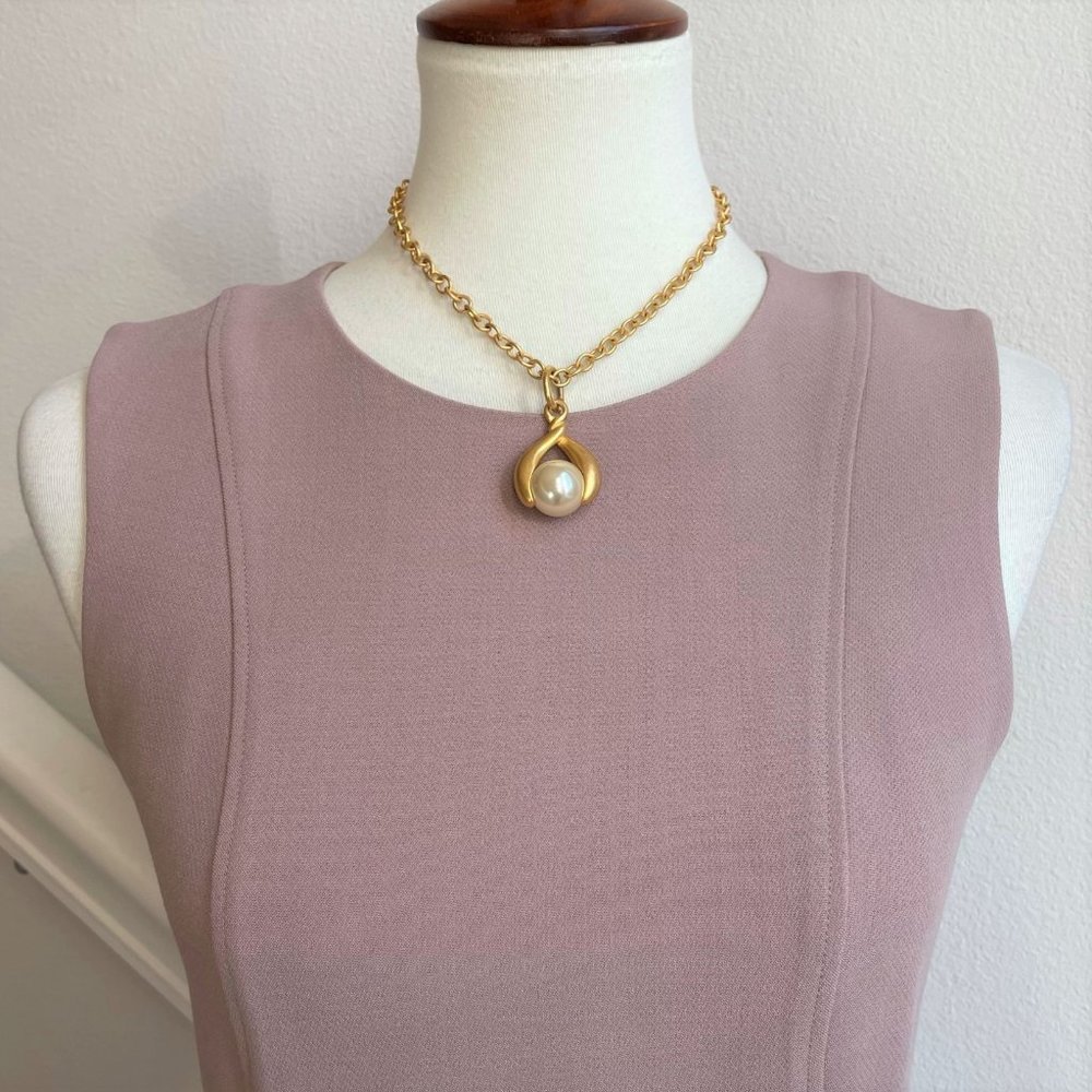 Theory Helaina Blush Pink A-line Dress - Picture 2 of 6